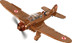 Immagine di PZL.23 Karas Polen Flugzeug Baustein Modell Set Historical Collection WW2 Cobi 5751