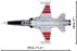 Bild von Northrop F-5A Freedom Fighter Armed Forces Flugzeug Baustein Bausatz COBI 5858