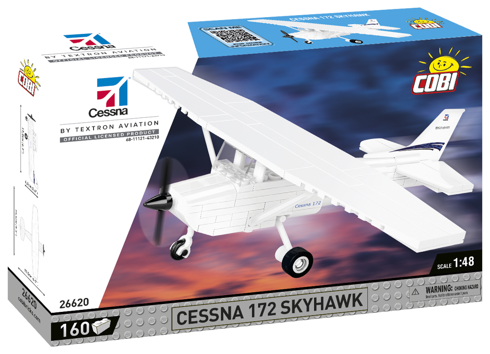 Bild von Cessna 172 Skyhawk Zivilflugzeug Baustein Set COBI 26620