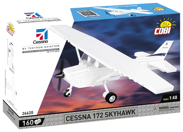 Immagine di Cessna 172 Skyhawk Zivilflugzeug Baustein Set COBI 26620