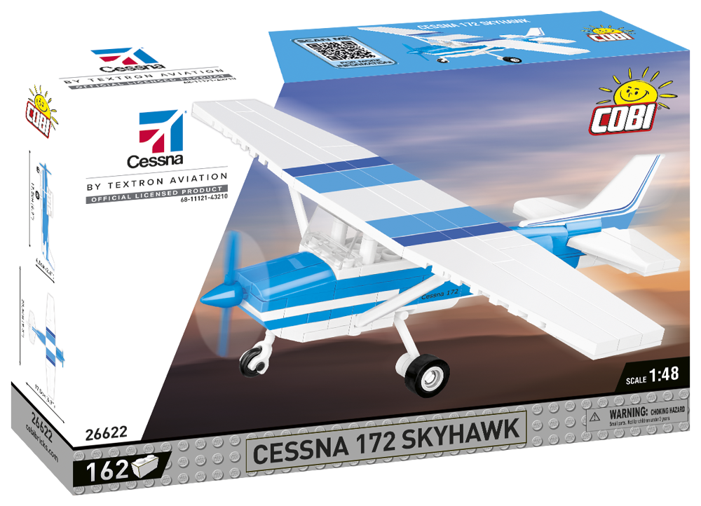Immagine di Cessna 172 Skyhawk Zivilflugzeug Baustein Set COBI 26622