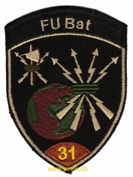Immagine di FU Bat 31 braun mit Klett Militärabzeichen