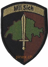 Image de Mil Sich Badge mit Klett Schweizer Armee