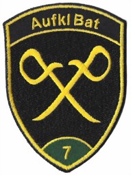 Picture of Aufkl Bat 7 Aufklärer Bataillon 7 grün ohne Klett