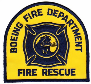 Immagine di Boeing Fire Department Feuerwehr Abzeichen 