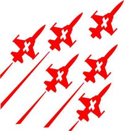 Picture for category Patrouille Suisse, PC7 Team