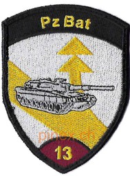 Immagine di Pz Bat 13 Panzer Bataillon 13 violett ohne Klett