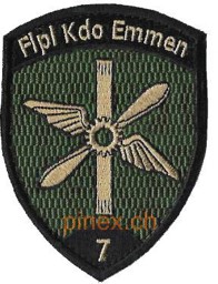 Picture of Flugplatzkommando Emmen 7 schwarz mit Klett