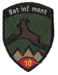 Picture of Bat inf mont 10 rot mit Klett