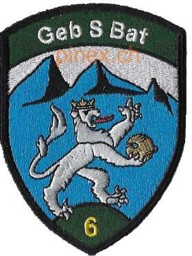 Picture of Gebirgsschützen Bataillon 6 grün ohne Klett 