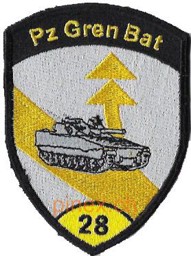 Image de Panzergrenadier Bat 28 gelb ohne Klett