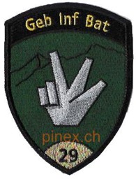 Picture of Geb Inf Bat 29 gold ohne Klett