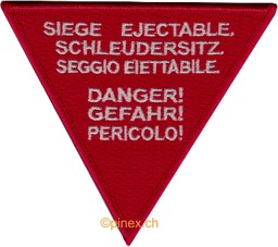 Picture of Ejection Seat Swiss Air Force Patch