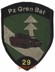 Immagine di Pz Gren Bat Panzer Grenadier Bat 29 schwarz mit Klett