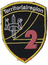 Picture of Territorialregion 2 Armeebadge ohne Klett
