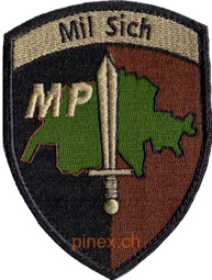 Image de Mil Sich MP Badge avec velcro Police militaire Armée suisse