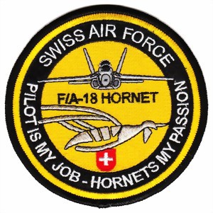 Image de F/A-18 Hornet Pilotenabzeichen  gelb