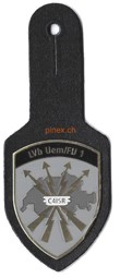 Immagine di LVb Uem / FU 1 Lehrverband Übermittlung / Führungsunterstützung Brusttaschenanhänger Schweizer Armee