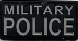 Immagine di Military Police 3D Rubber PVC Patch schwarz
