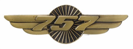 Picture of Boeing 757 Wings Pin  39mm