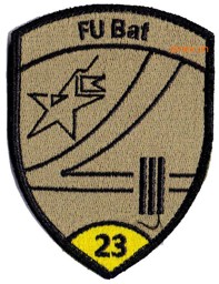 Picture of FU Bat 23 gelb Badge mit Klett