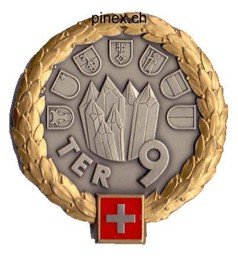 Picture of Territorialdivision 9 GOLD Insigne Béret Armée Suisse