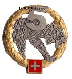 Picture of Felddivision 5 GOLD Beretabzeichen 