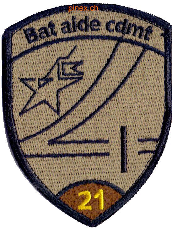 Immagine di FU Bat 21 braun mit Klett Bat aide cdmt Armee Abzeichen