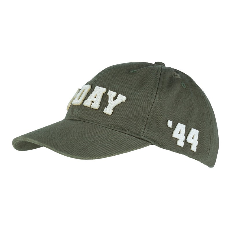 Fosco Black D-Day Baseball Cap - Military Division Logos Hat - View #3