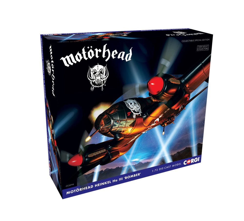 MOTÖRHEAD Heinkel HE-111 Bomber Die Cast Modell 1:72