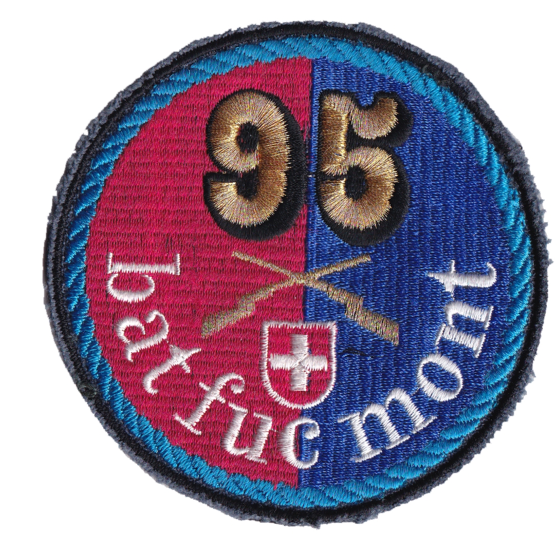 Bat Fuc Mont 95 Badge Kompanie 4 Schweizer Armee Infanterietruppen