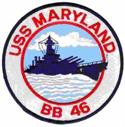 Bild von USS Maryland BB-46 Schlachtschiff Abzeichen
