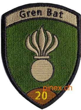 Immagine di Grenadier Bat 20 braun Badge mit Klett