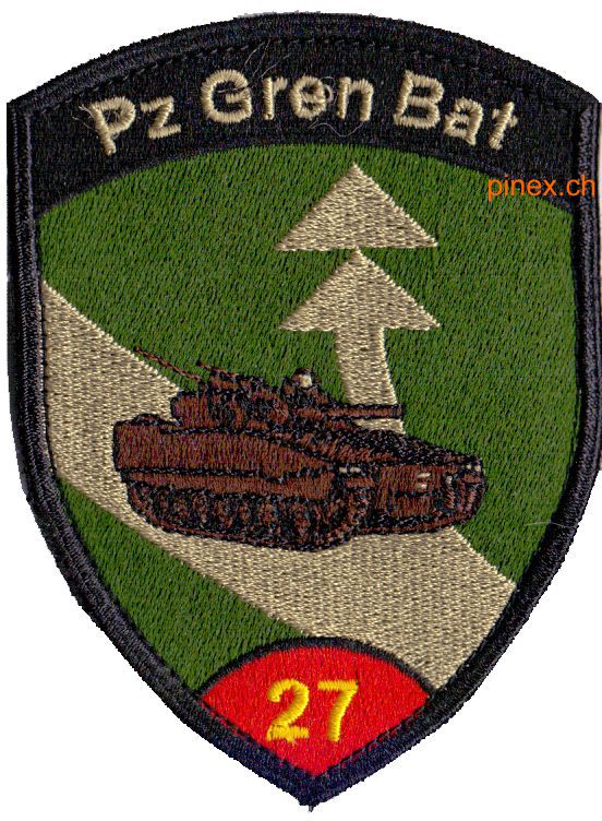 Image de Panzer Grenadier Bat 27 rot mit Klett