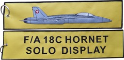 Bild von F/A 18 Hornet solo display Schlüsselanhänger Large