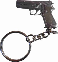 Bild von Armeepistole P75 Metall Schlüsselanhänger 