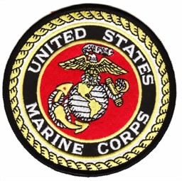 Bild von U.S. Marine Corps Logo rot/schwarz