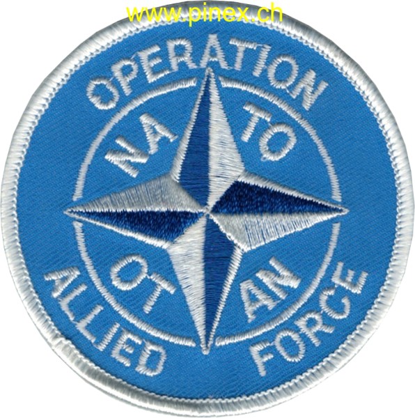 Bild von NATO Logo Patch rund 
