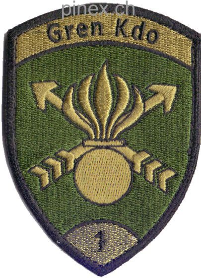 Image de Gren Kdo 1 insigne Grenadier Armée suisse
