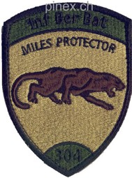 Bild von Inf Ber Bat 304 grün mit Klett Infanterie Miles Protector
