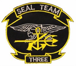 Bild von Seal Team Three Stoffabzeichen