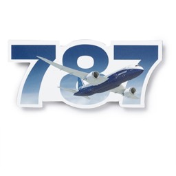 Bild von Boeing 787 Kühlschrankmagnet Print 