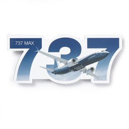 Bild von  Boeing 737 Kühlschrankmagnet Print 