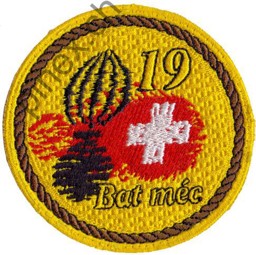 Bild von Bat Méc 19 braun Armee 95 Abzeichen