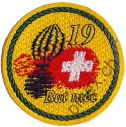 Bild von Bat Méc 19 grün Armee 95 Abzeichen