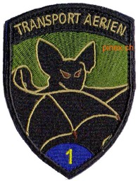 Bild von Transport Aerien 1 blau Badge 