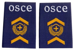 Bild von OSCE Rangabzeichen Fourier Schulterpatten