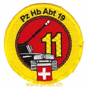 Picture of Pz Hb Abt 19, braun, Armee 95 Badge