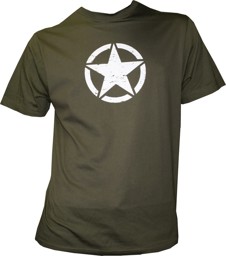Bild von US Army Star T-Shirt grün