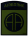 Immagine di 82nd Airborne Abzeichen grün All American PVC Rubber Patch